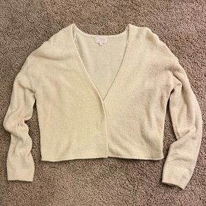 cropped cardigan/sweater